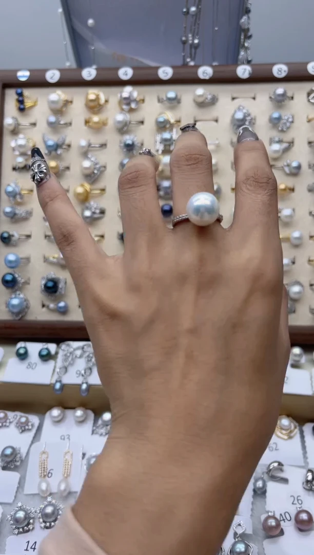 【闪购商品】淡水珍珠戒指合金60