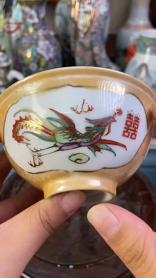 瓷片微瑕慎拍景德镇窑老厂瓷器单件