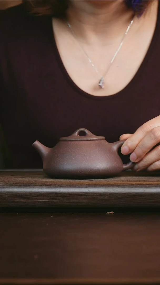 茶壶紫砂钦*海艺品紫砂 精选底槽清 瓢