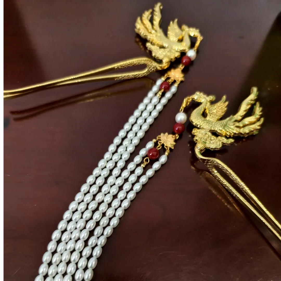 晓秋  金凤流苏可拆卸百搭款配饰