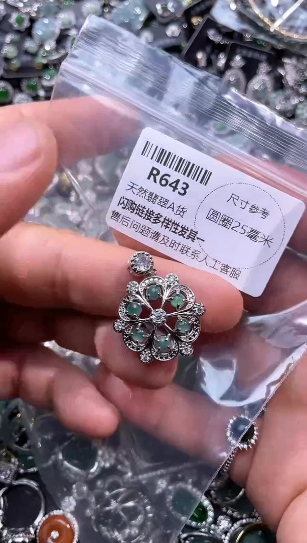 【闪购商品】翡翠颈饰未镶嵌R643吊坠
