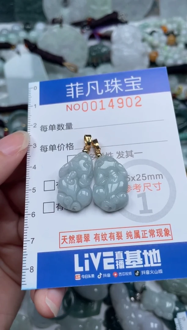 颈饰未镶嵌翡翠14902