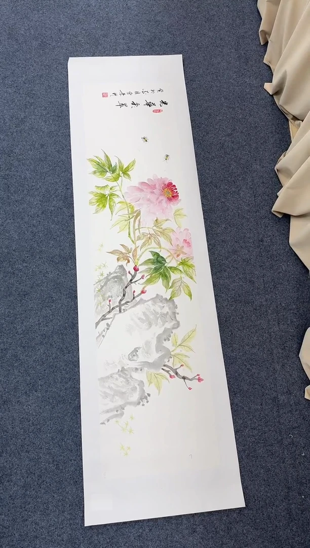 国画墨古牡丹同类型随机