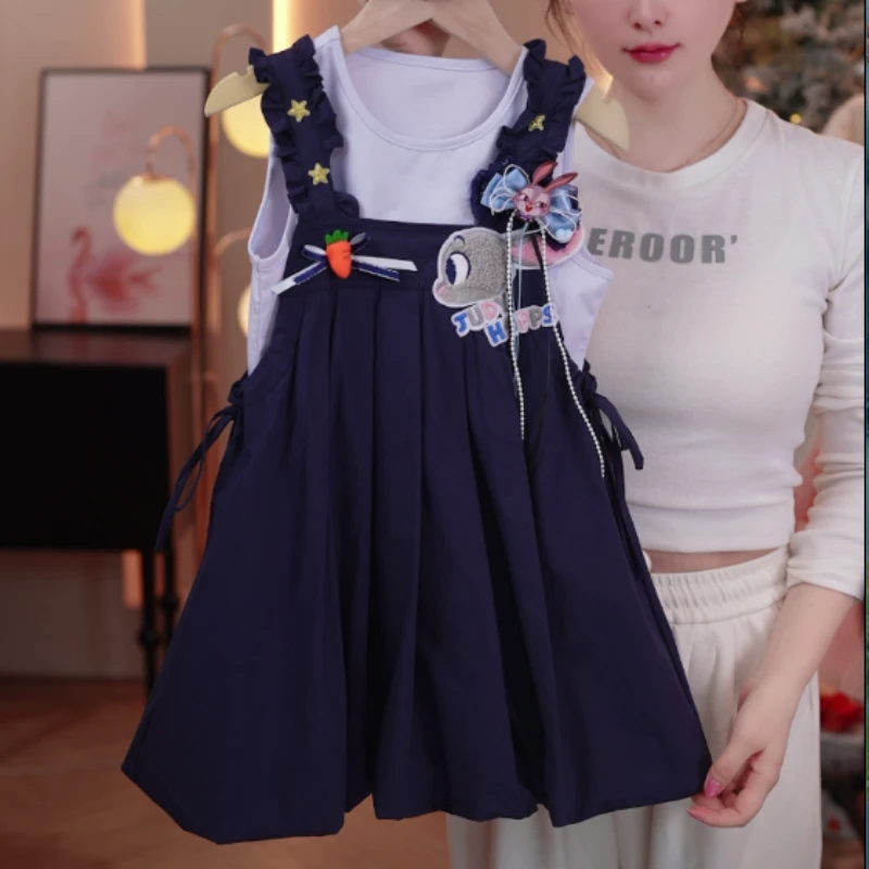 【DR】Disney/迪士尼儿童女童夏款洋气甜美可爱朱迪连衣裙XCT2SZ354