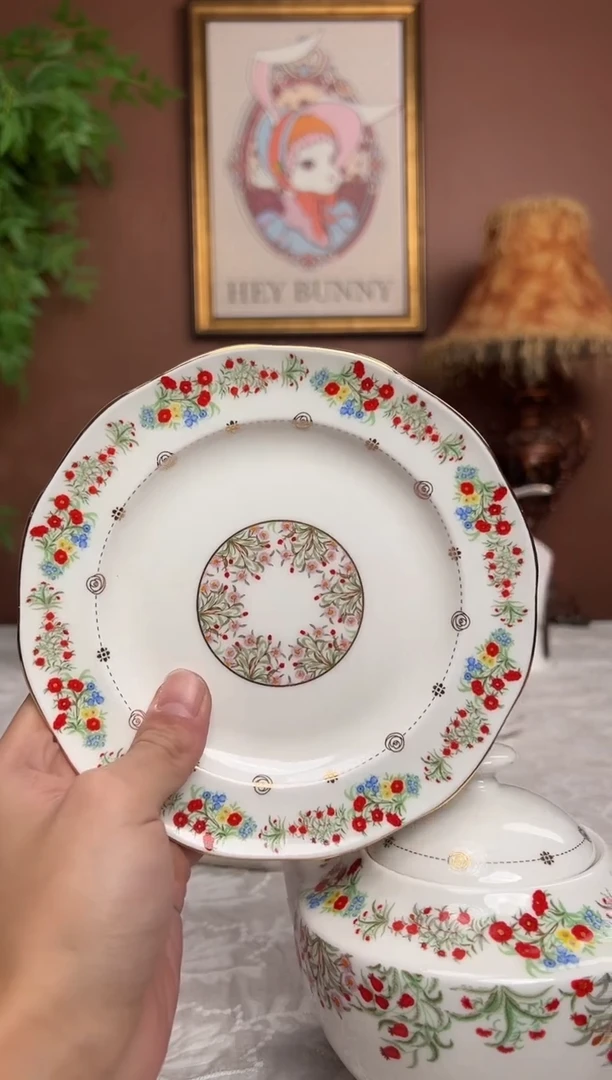 36%以上骨粉骨瓷匈牙利6寸盘2个