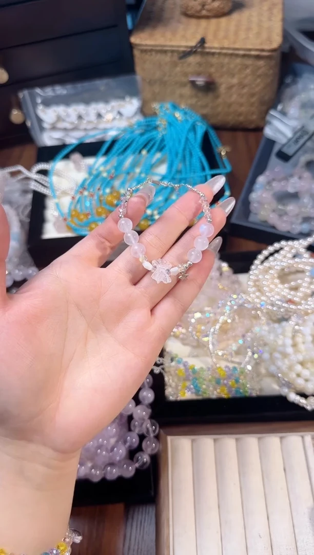 水晶手链未镶嵌a10蓝月光