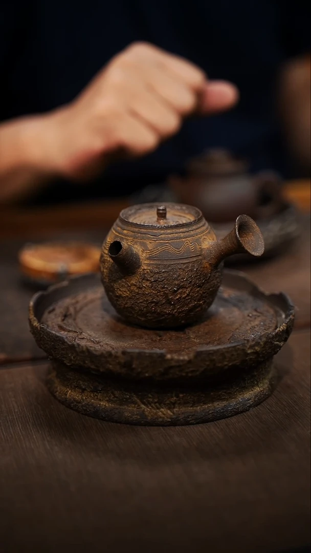 全手工制作  南蛮侧把壶120cc