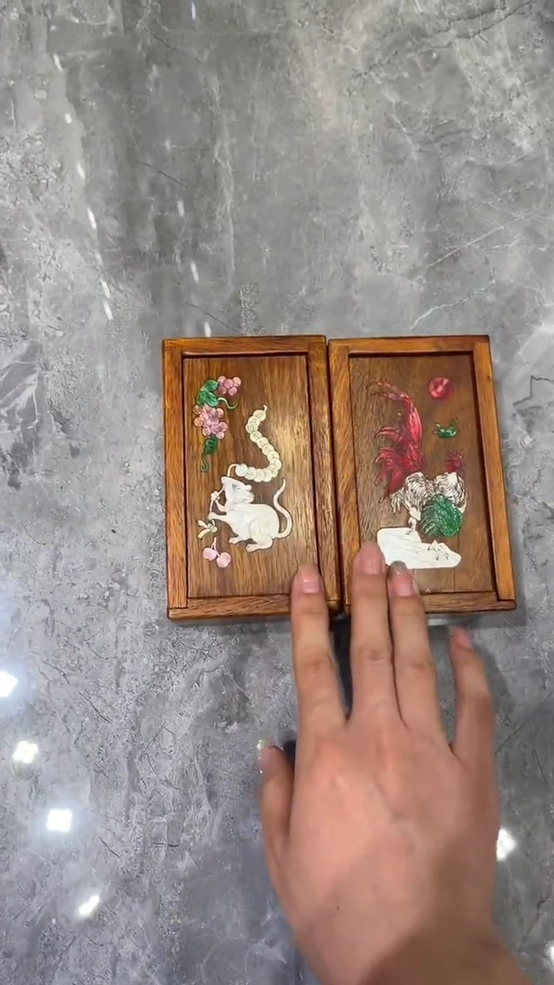 木琪*生肖鼠  生肖鸡 小机关盒