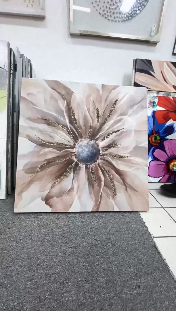 168现代艺术装饰画油画75cm*75cm