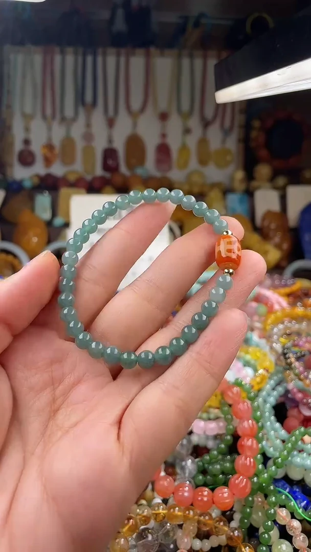 未镶嵌手链翡翠狐****?一物一件167260