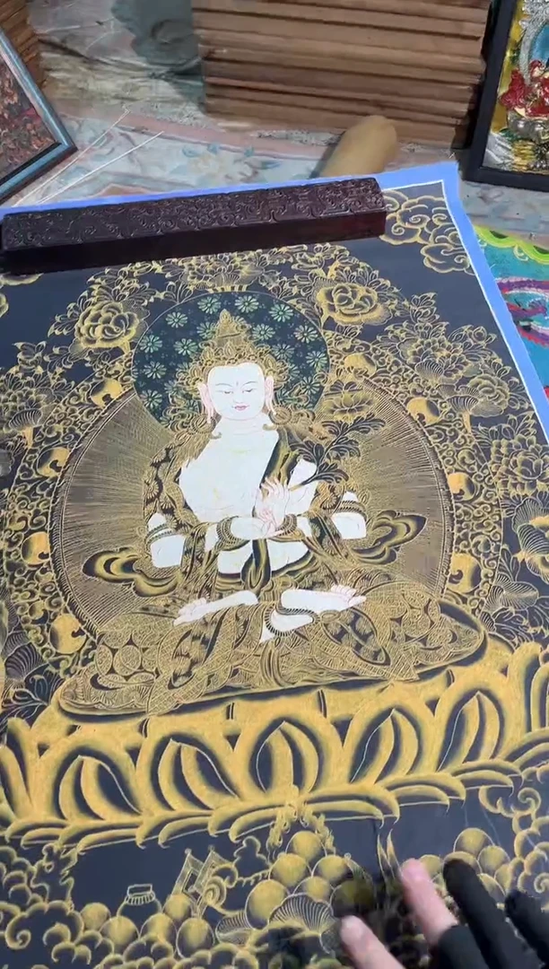 卷轴画路路的唐卡tk160