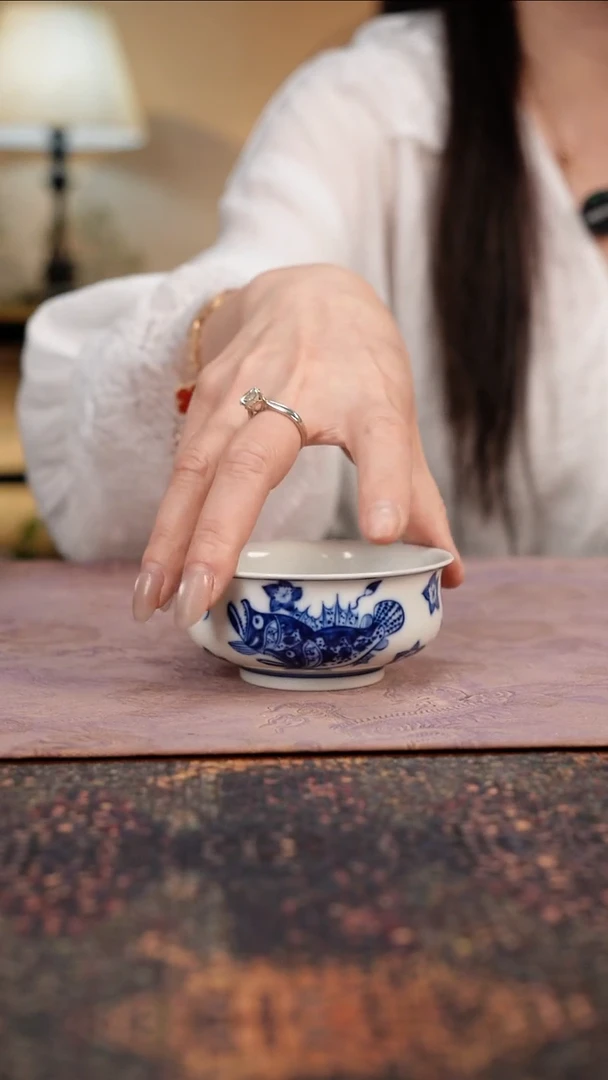 杯景德镇陶瓷杯碗柴烧多人