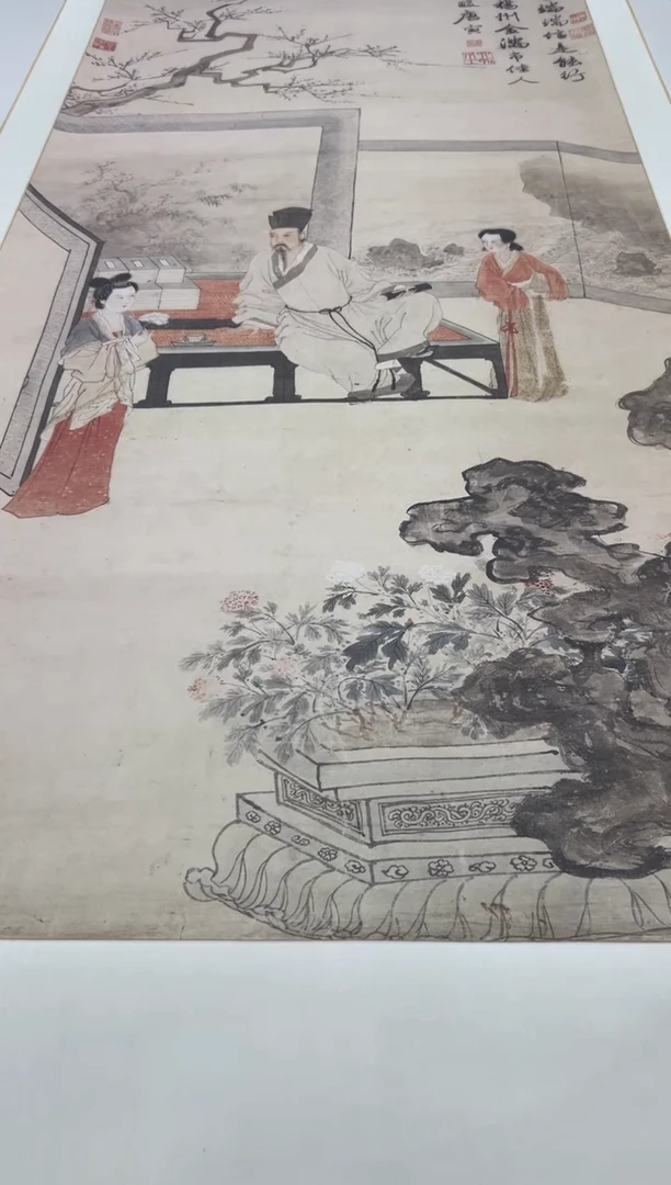 【复刻品】唐寅 仿唐人仕女图