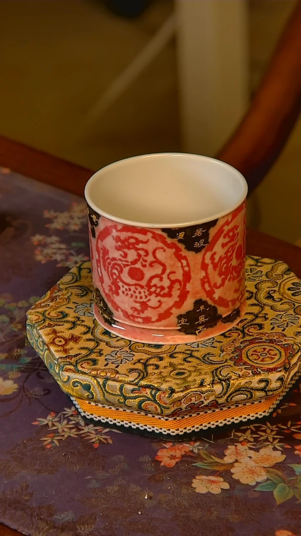 杯手工手绘杯杯很美丽