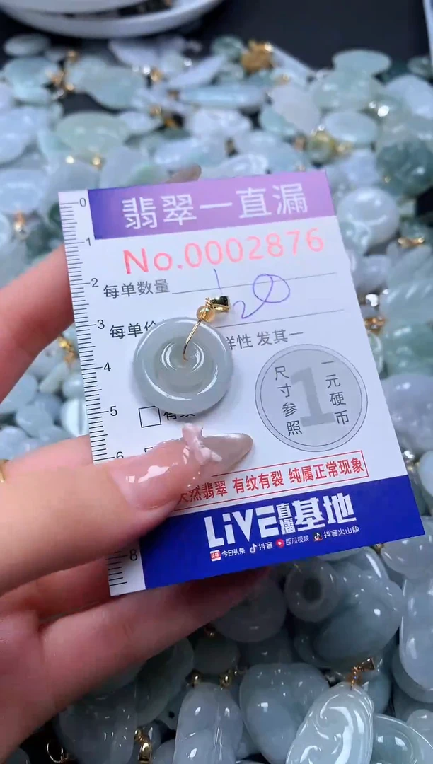 吊坠(不含链)未镶嵌翡翠2876