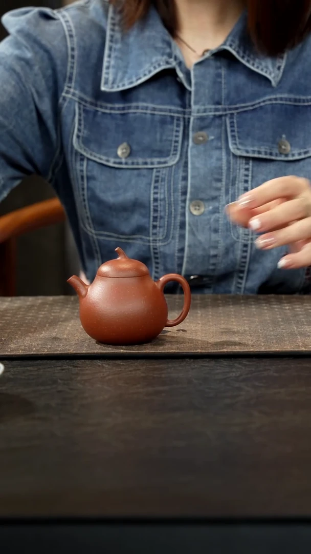 茶壶紫砂红降坡茄瓜150cc