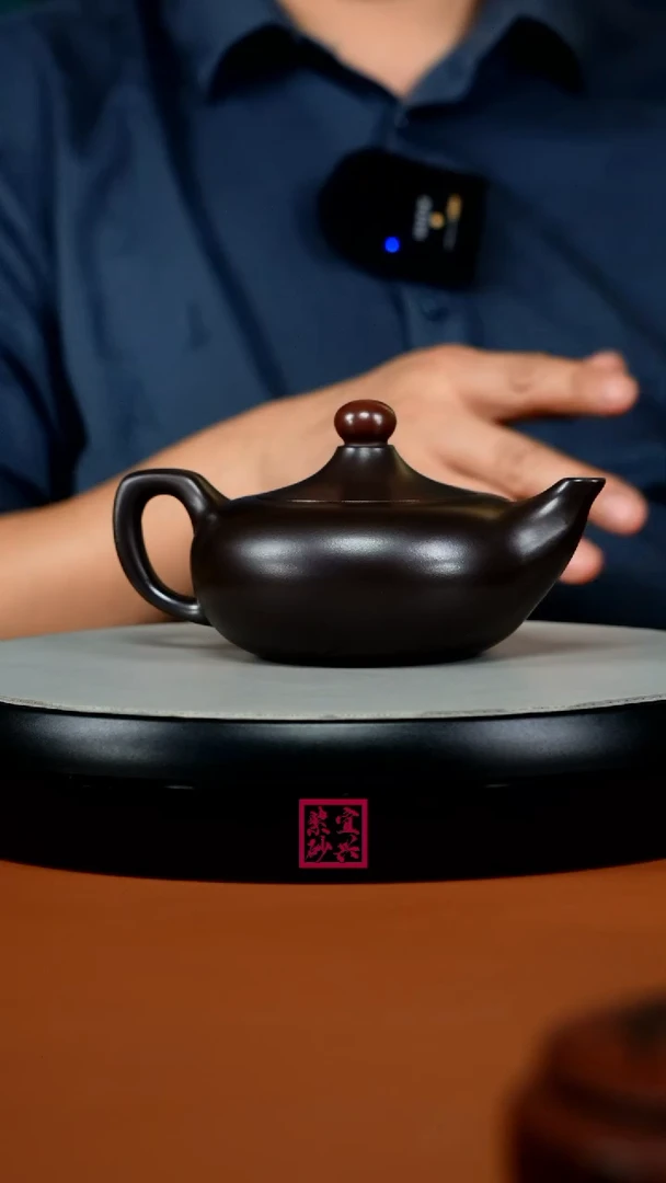 茶壶紫砂李传荣赤龙血砂鸿运当头220CC