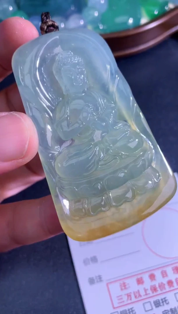 颈饰未镶嵌翡翠天然A货翡翠