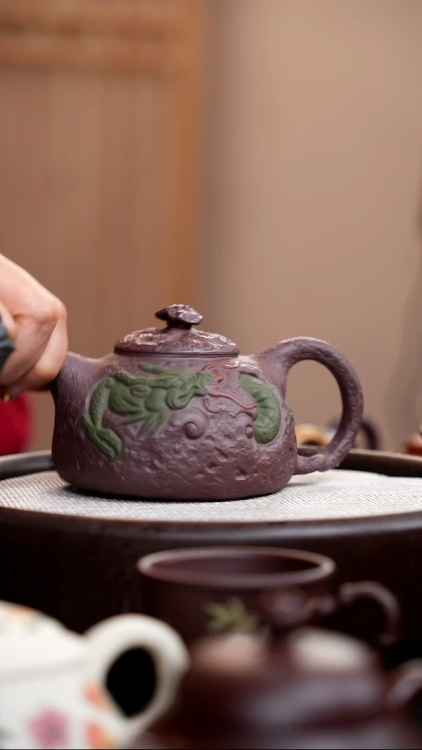 【闪购商品】紫砂茶壶紫泥龙供春