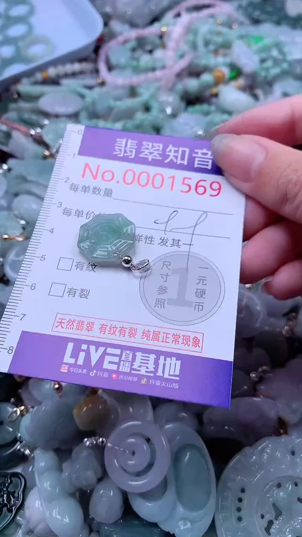 翡翠未镶嵌吊坠(不含链)1569