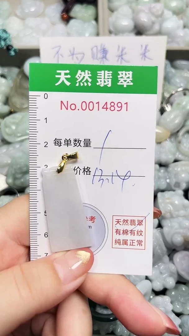 翡翠未镶嵌吊坠(不含链)4891