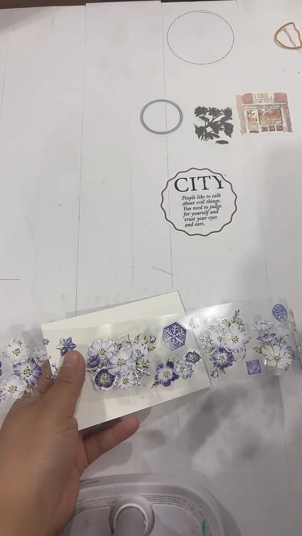 1-75 喜林草  和纸 一卷