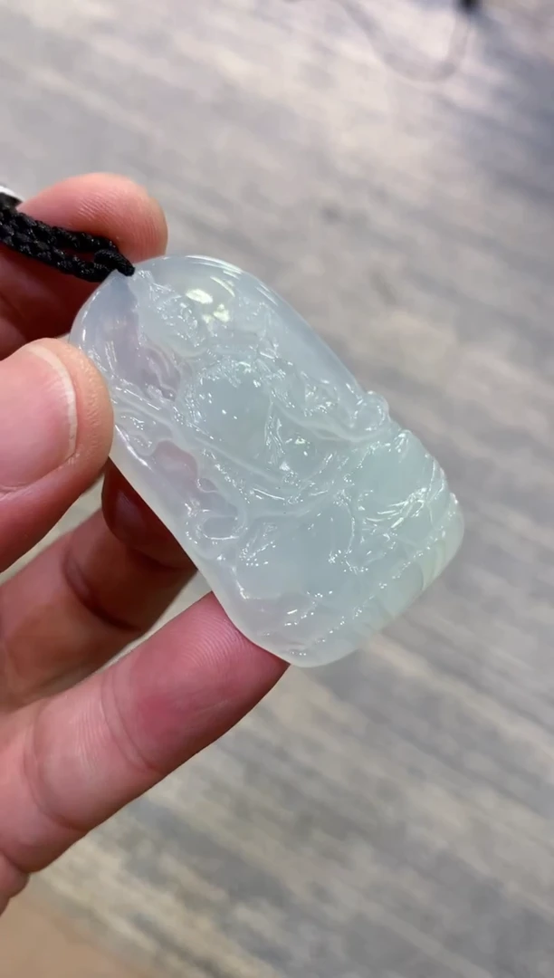 颈饰未镶嵌翡翠天然A货翡翠