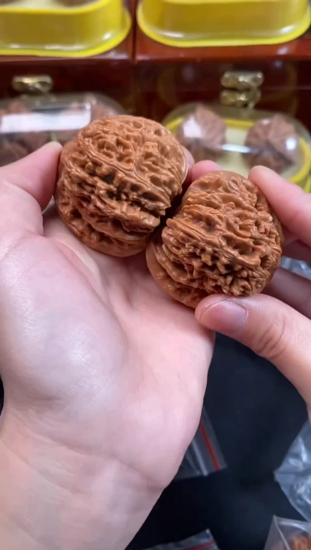 把件文玩核桃四座楼45尺x097