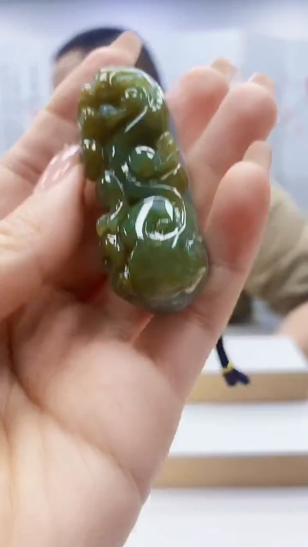 未镶嵌定制翡翠5167ty-毛货挂件97