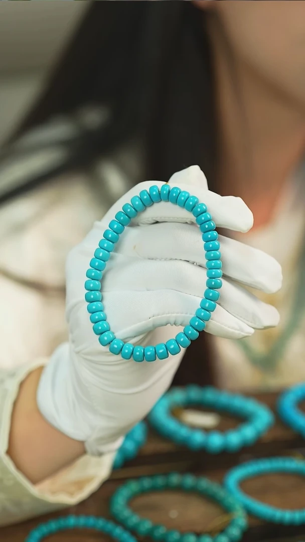 未镶嵌绿松石手串多样性发一