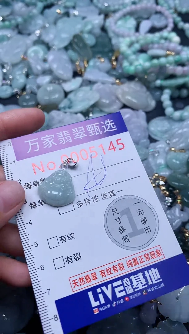 吊坠(不含链)未镶嵌翡翠5145