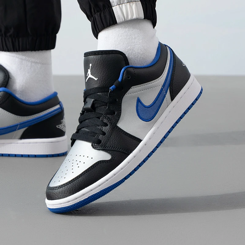 耐克男鞋春季新款AJ1Low低帮透气板鞋AirJordan1休闲运动鞋553558
