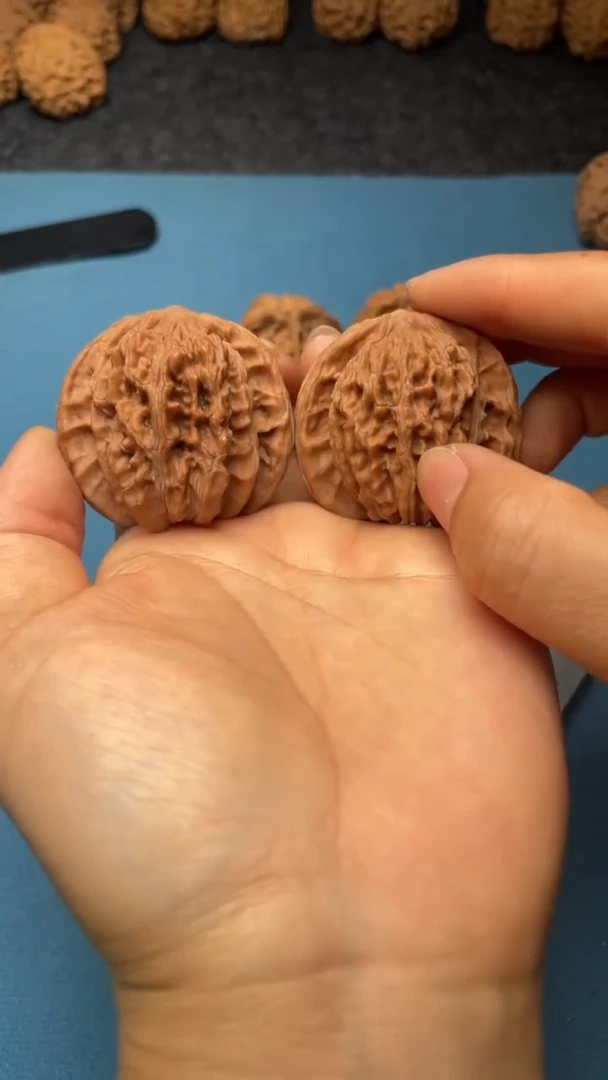 桃核把件w144  楼子 43尺