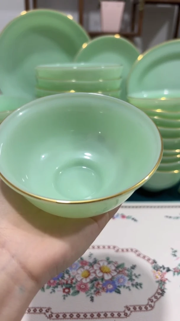 4.5英寸玉瓷碗10个口径11.5厘米