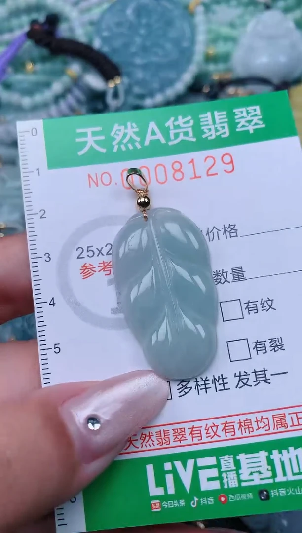 翡翠未镶嵌颈饰.0008129