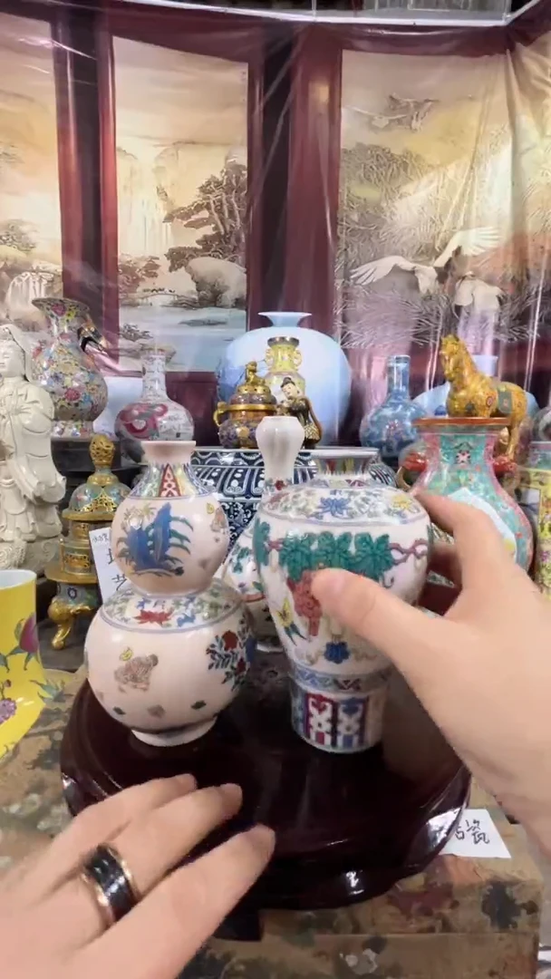 摆件现代陶瓷摆O