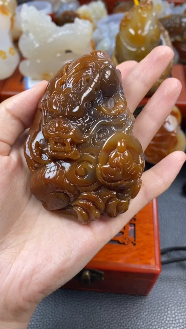 玛瑙/玉髓挂件未镶嵌用***乐1