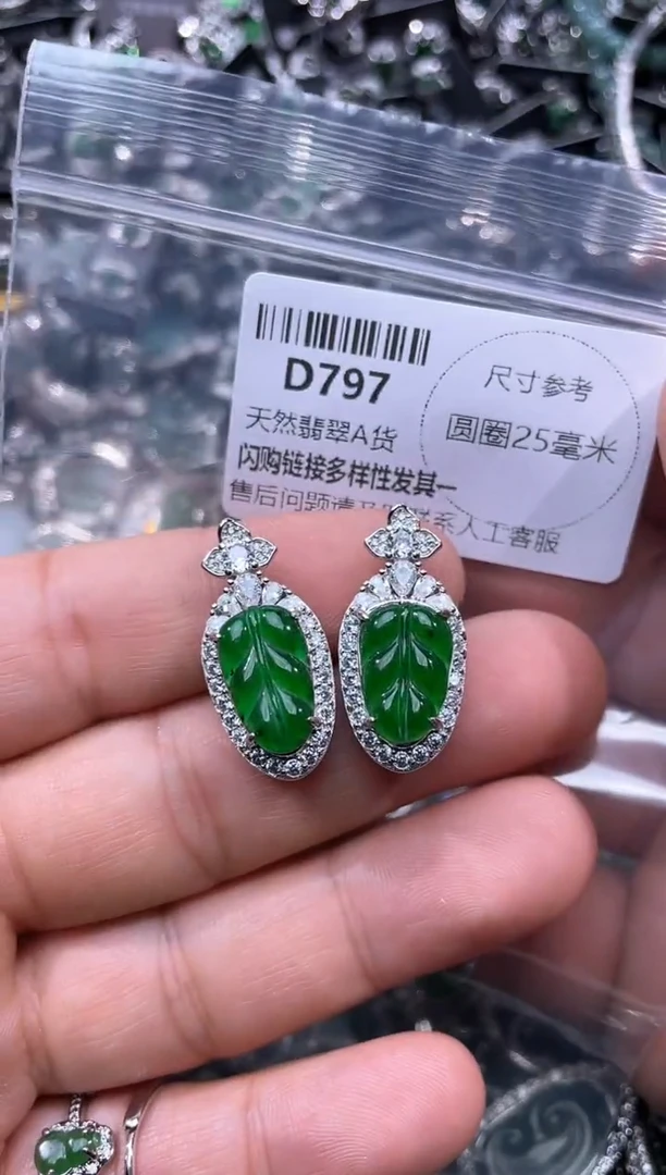 【闪购商品】翡翠颈饰未镶嵌D797多样性发其一