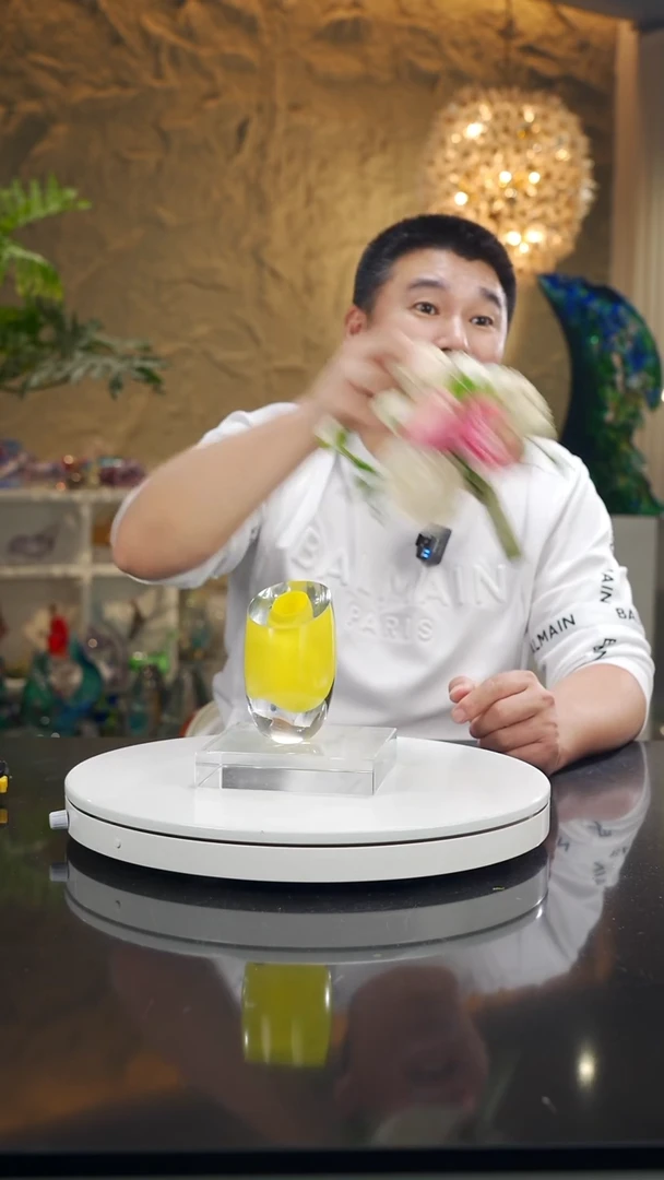 摆件海**?福利黄色小花瓶
