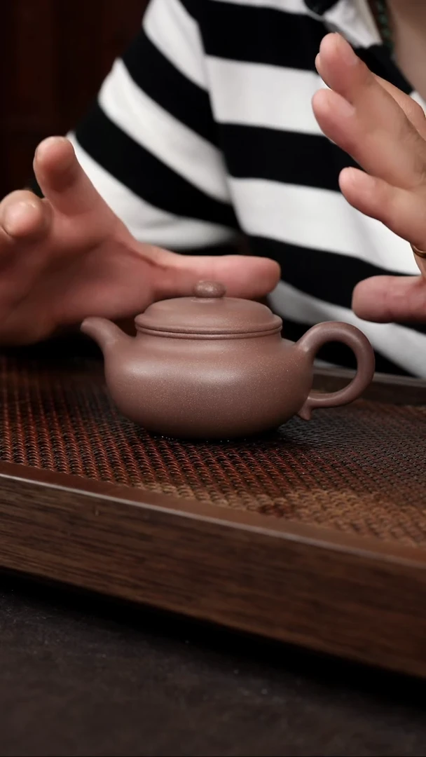 茶壶紫砂桃花泥仿古