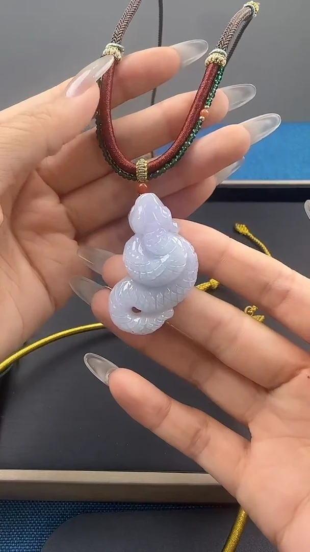 颈饰未镶嵌翡翠【先鉴后发】天然翡翠A货#送高档绳