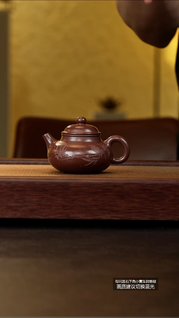 茶壶紫砂原矿紫玉金砂容天