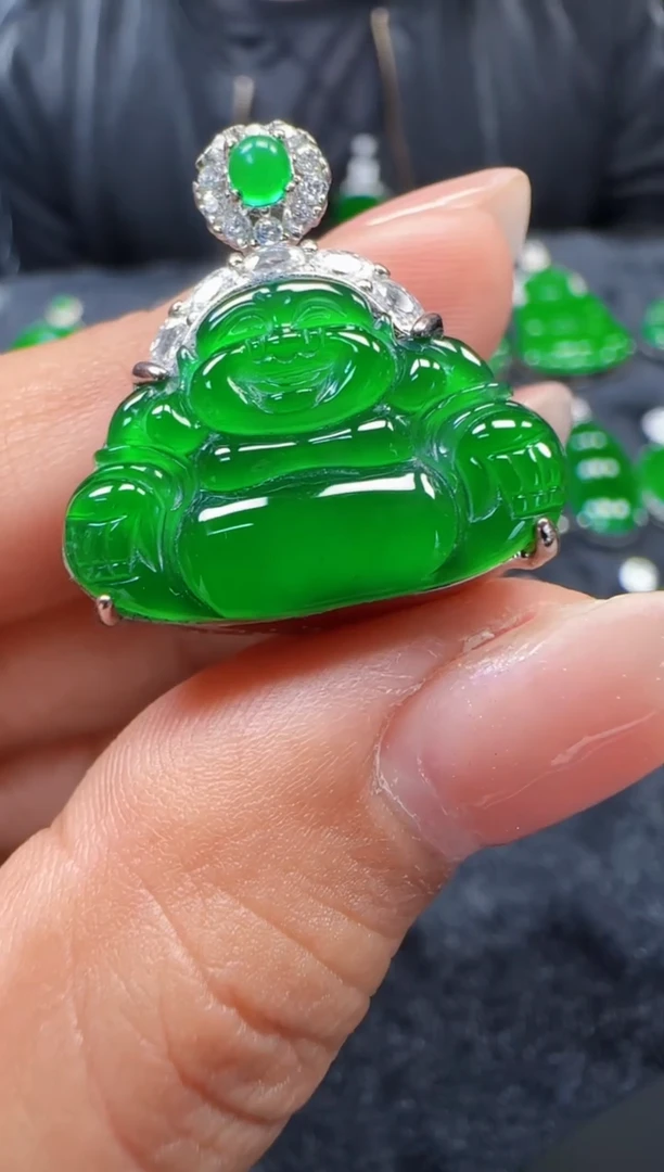 未镶嵌定制翡翠翡翠吊坠109