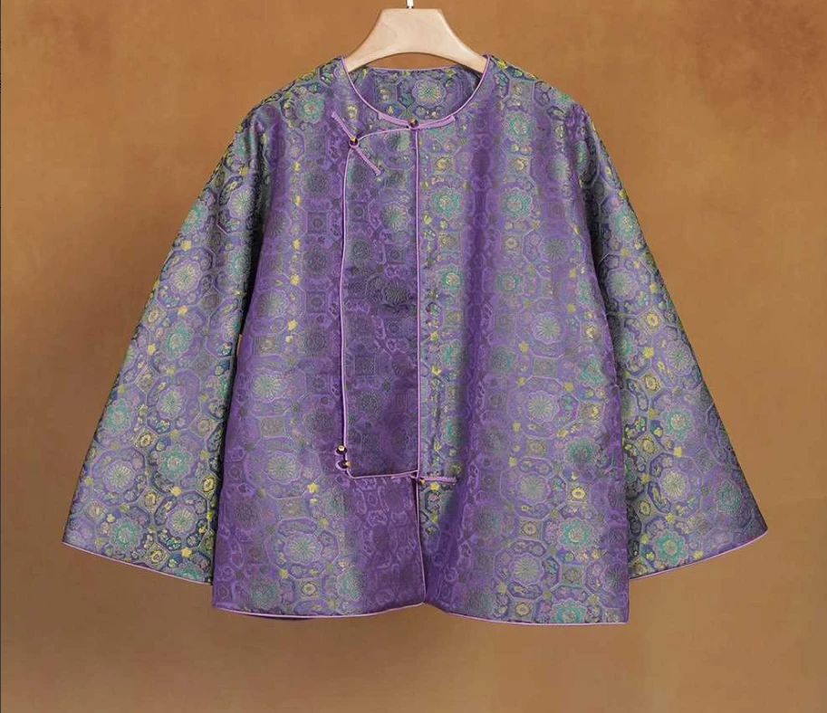 【美锦家】新中式新款国风棉服上衣252417