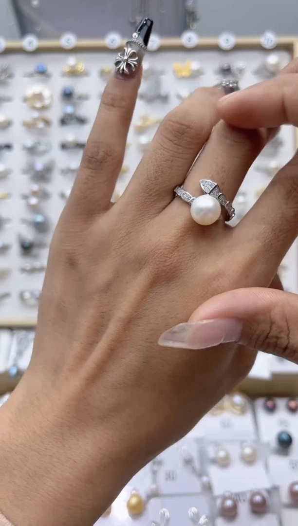 【闪购商品】淡水珍珠戒指合金92