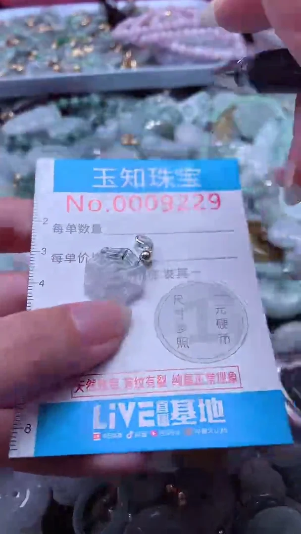 翡翠未镶嵌吊坠(不含链)9229