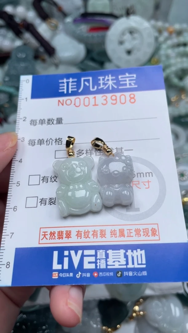 颈饰未镶嵌翡翠13908