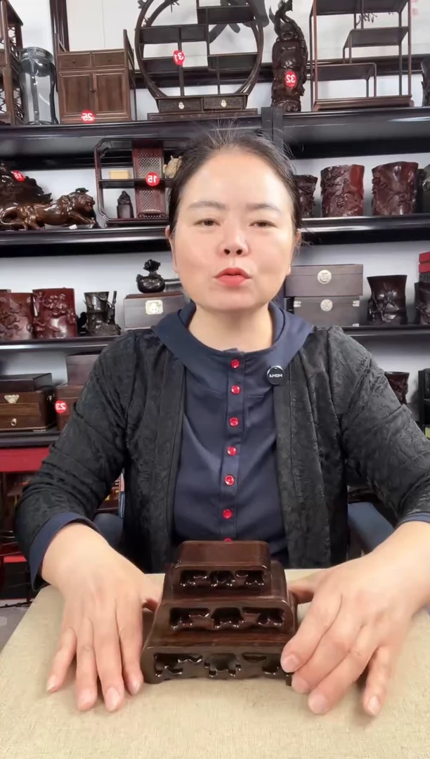 木双龙一套老李红木工艺品