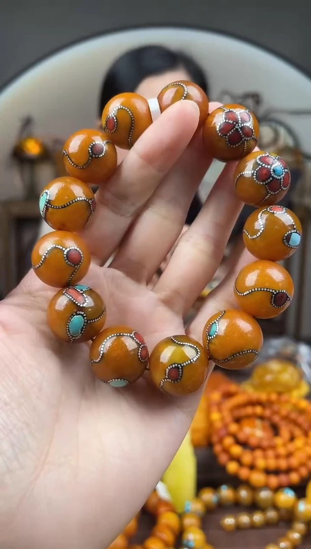 裸石琥珀未镶嵌假一赔4，多样性发货1件