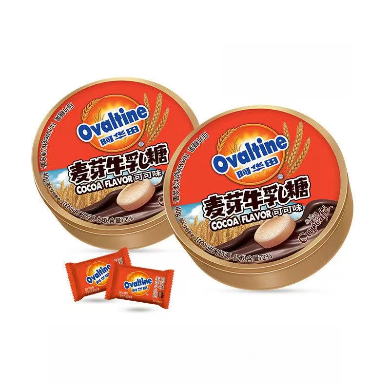 今治阿华田麦芽牛乳糖可可味压片糖果儿童零食喜糖礼盒